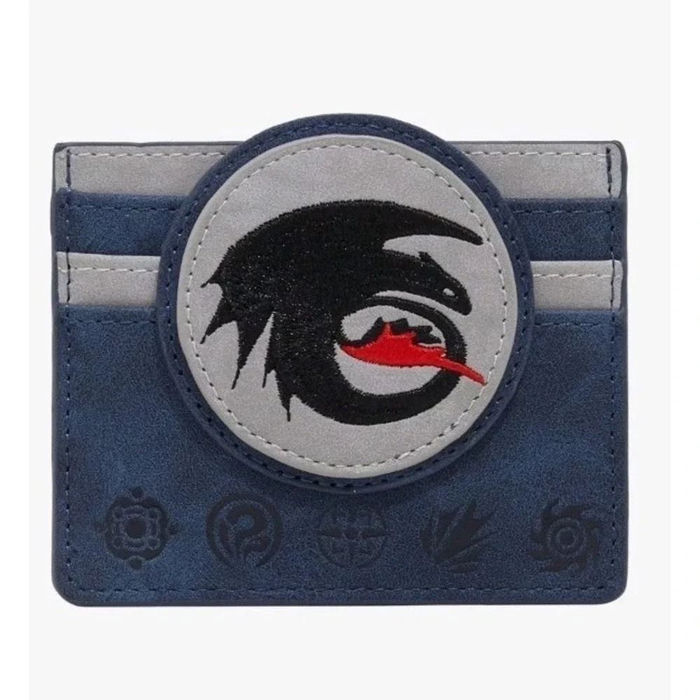 NWT DreamWorks How To Train Your Dragon‎ Toothless Logo Cardholder